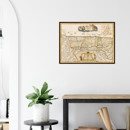 Historical city map  Test product horizontal 3 sizes