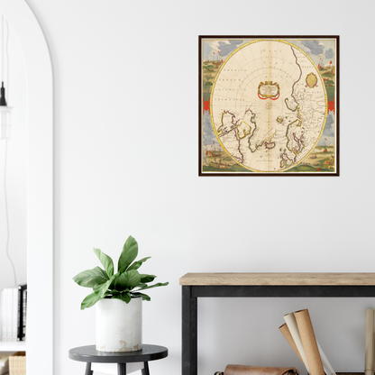 Historical city map  Test product horizontal 3 sizes