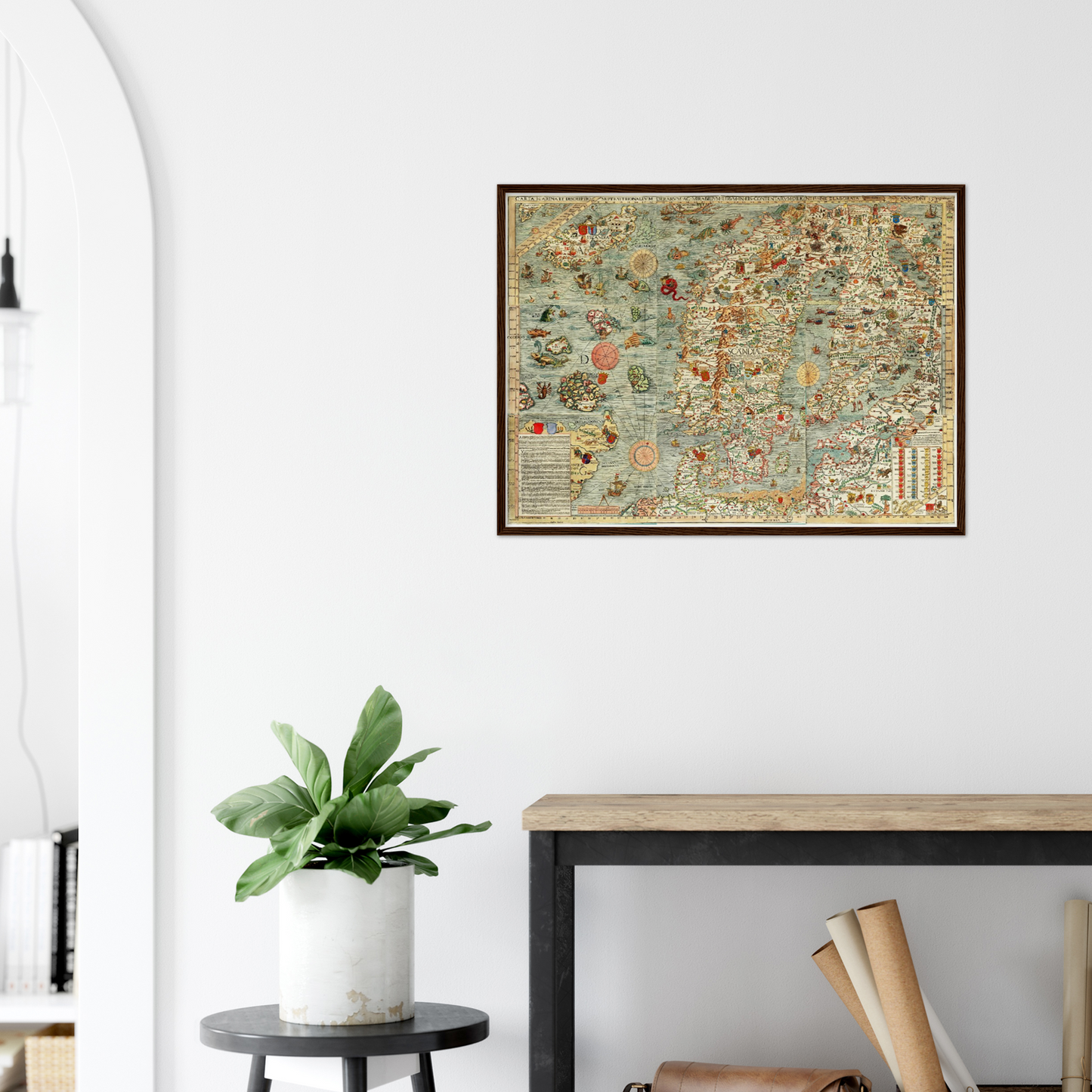 Historical city map  Test product horizontal 3 sizes