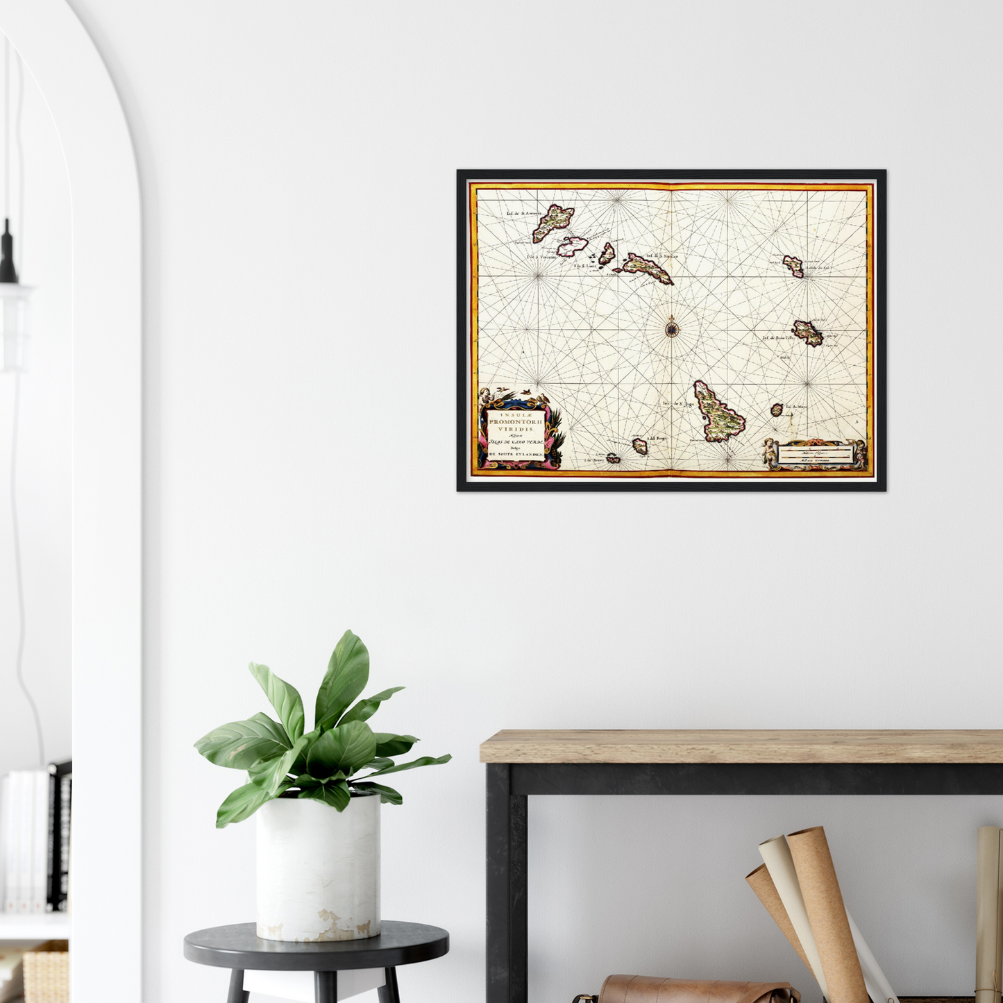 Historical city map  Test product horizontal 3 sizes