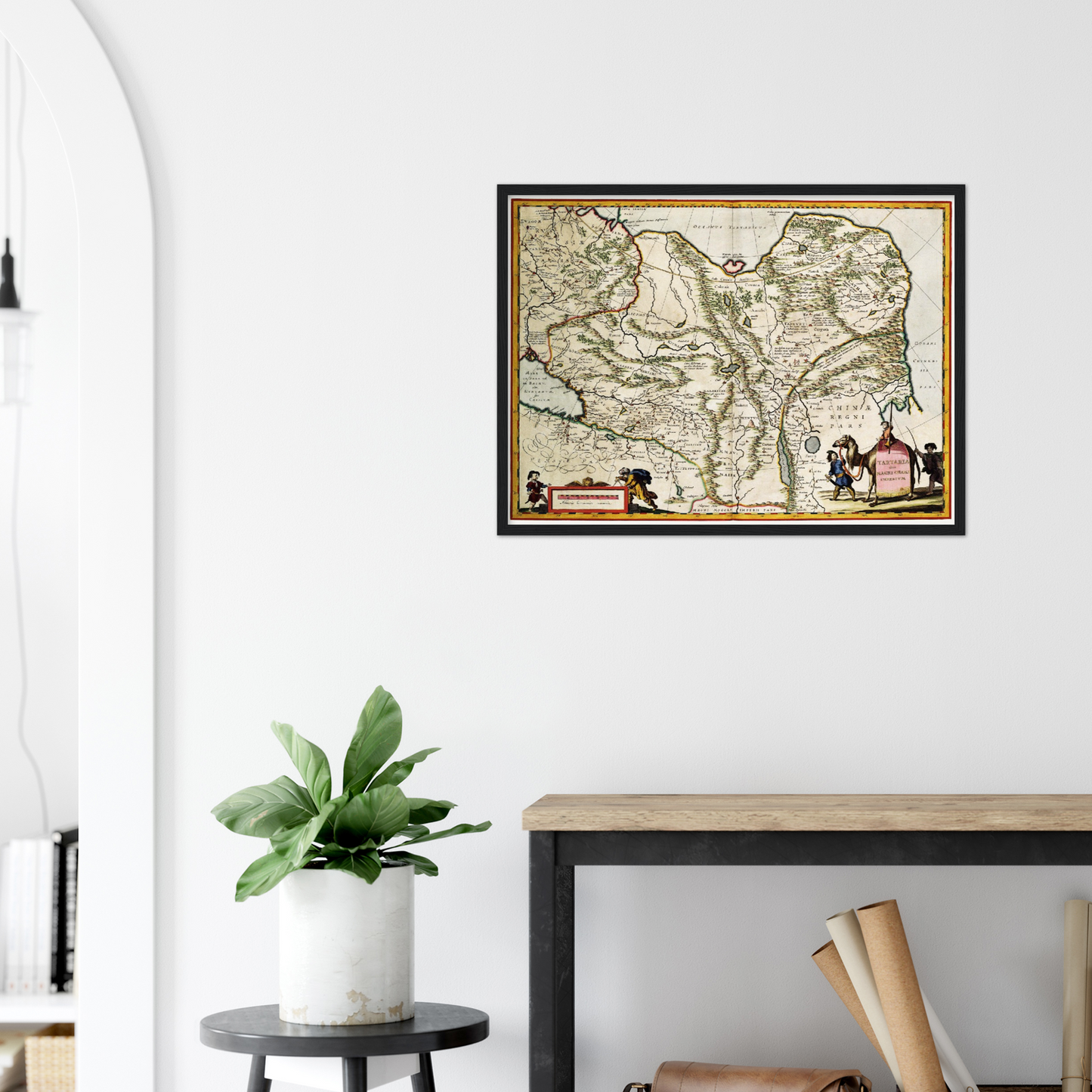 Historical city map  Test product horizontal 3 sizes