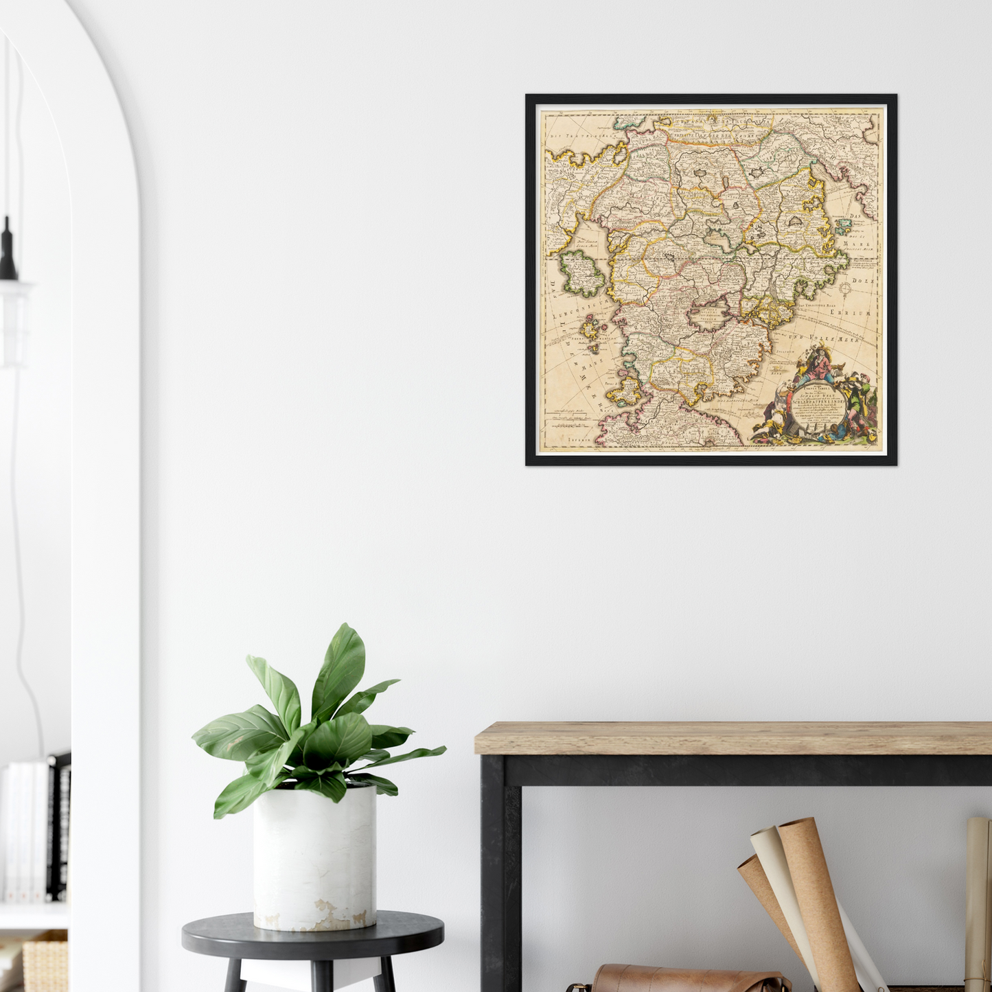 Historical city map  Test product horizontal 3 sizes