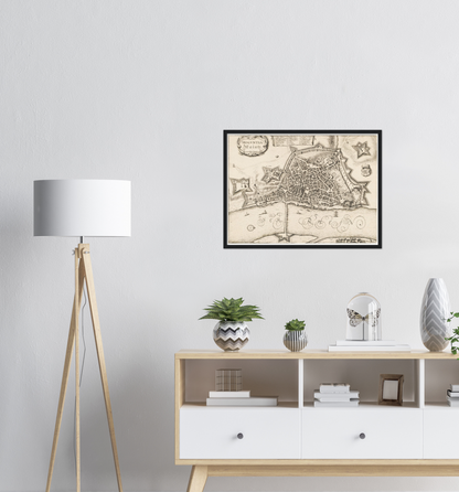 Historischer Stadtplan Mainz um 1670