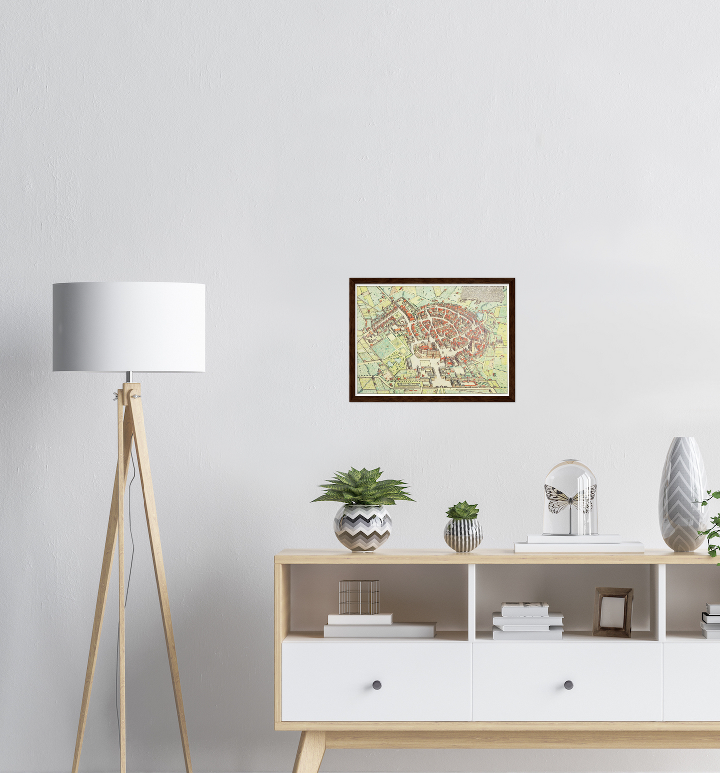 Historical city map  Test product horizontal 3 sizes