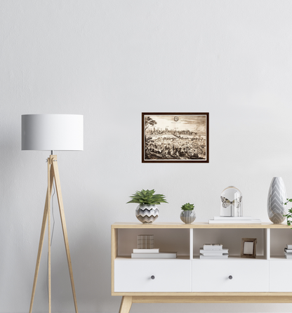 Historical city map  Test product horizontal 3 sizes