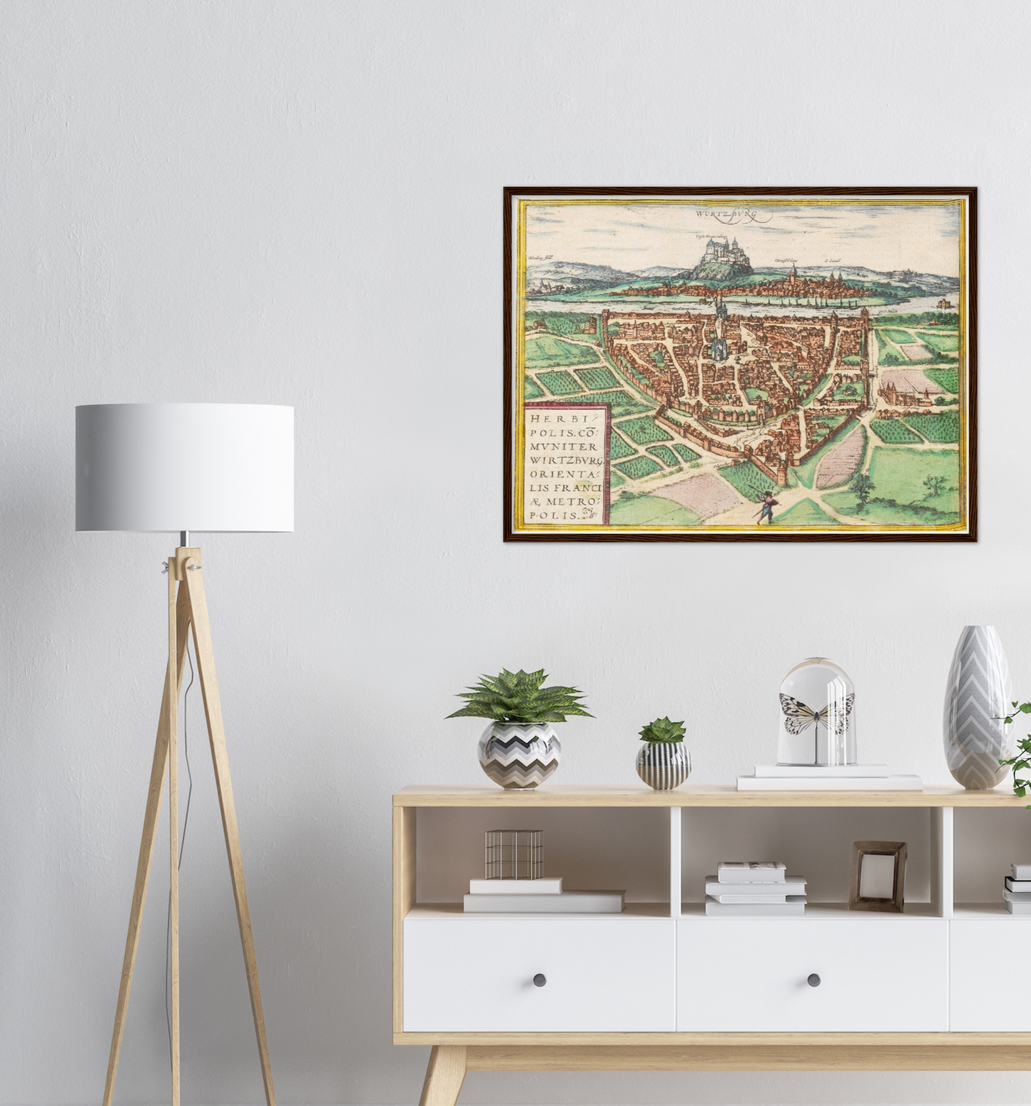 Historical city map  Test product horizontal 3 sizes