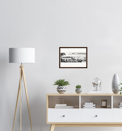 Historical city map  Test product horizontal 3 sizes