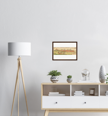 Historical city map  Test product horizontal 3 sizes