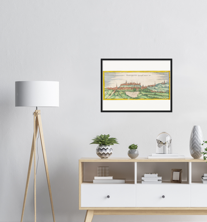 Historical city map  Test product horizontal 3 sizes