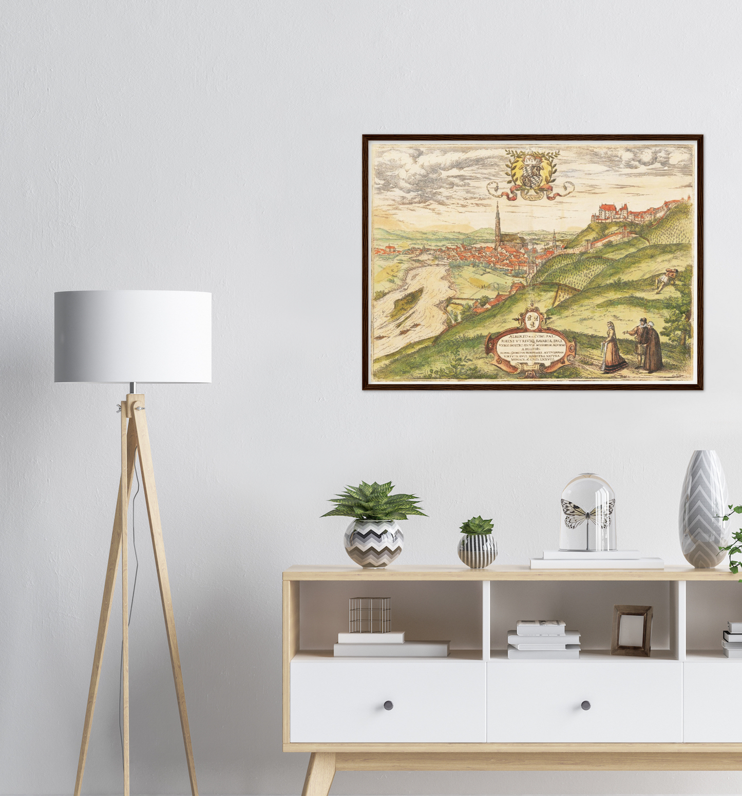 Historical city map  Test product horizontal 3 sizes