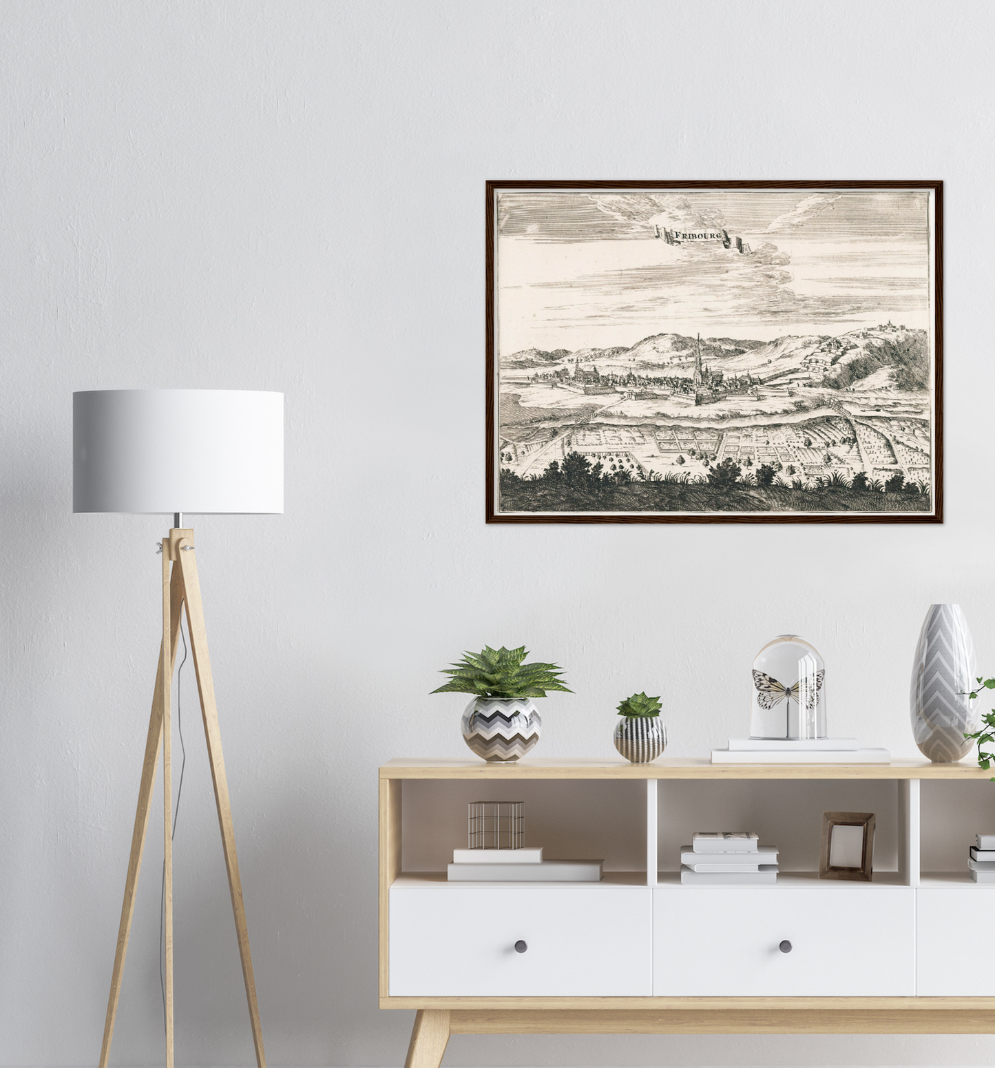 Historical city map  Test product horizontal 3 sizes