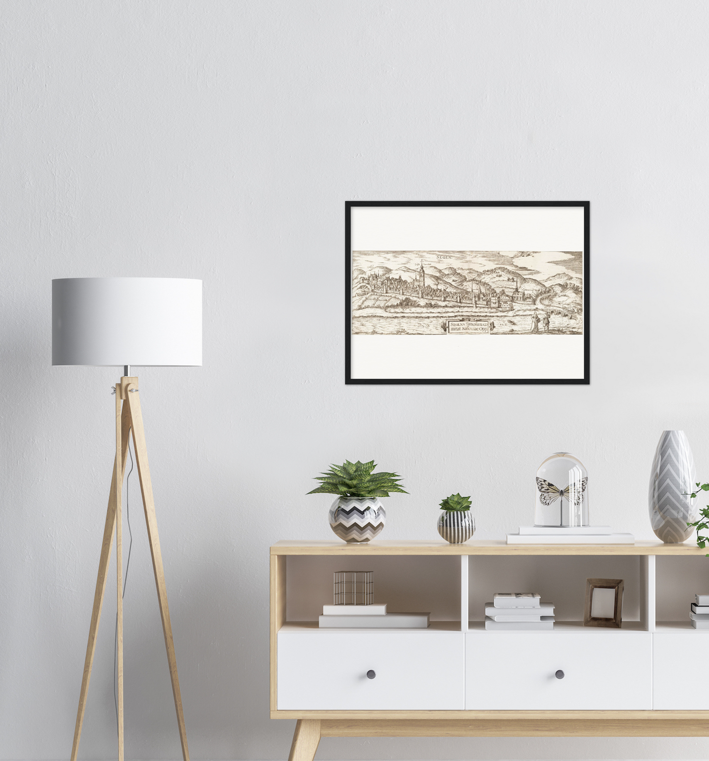 Historical city map  Test product horizontal 3 sizes