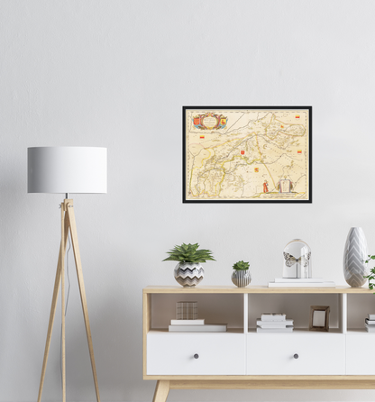 Historical city map  Test product horizontal 3 sizes