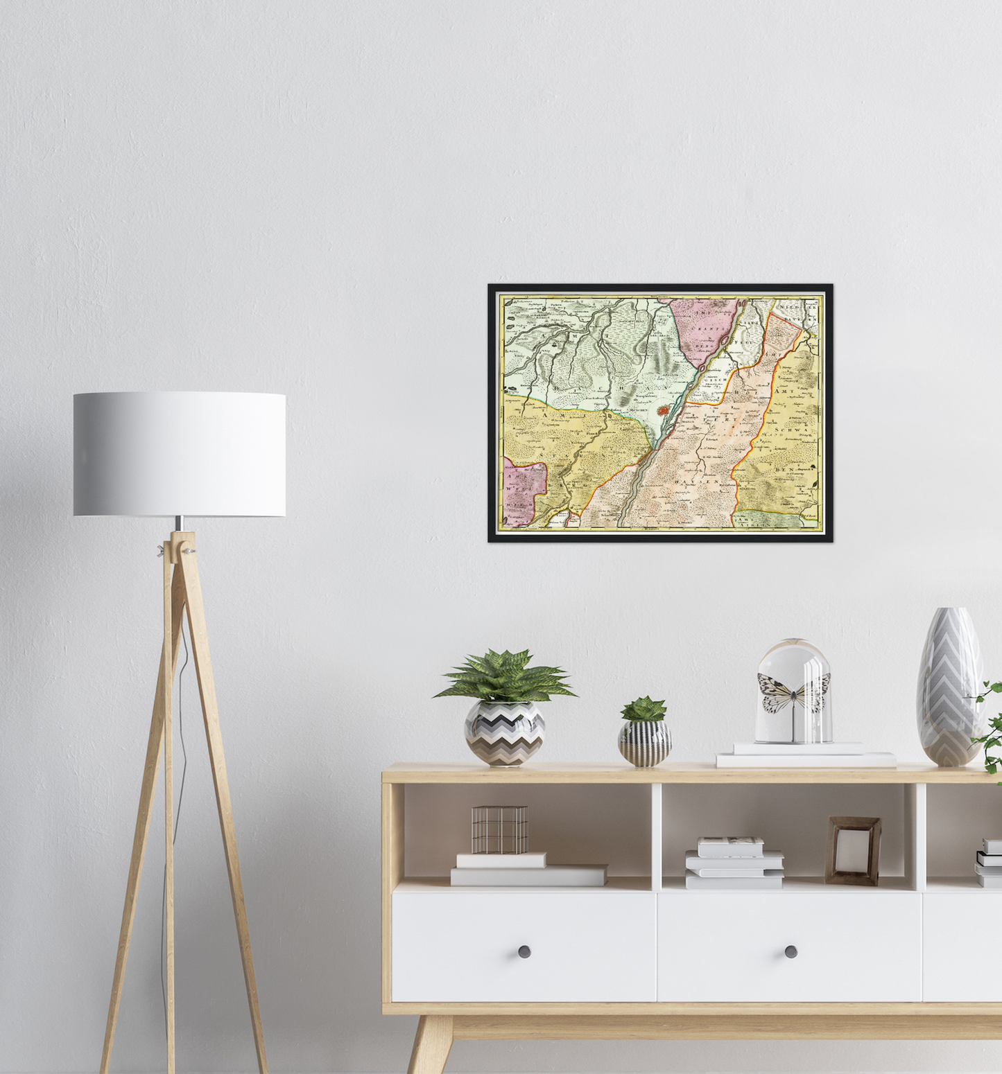 Historical city map  Test product horizontal 3 sizes