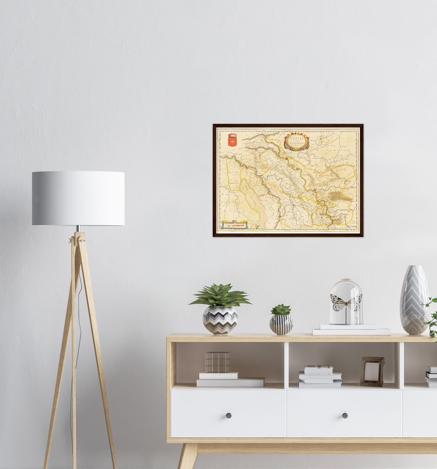 Historical city map  Test product horizontal 3 sizes