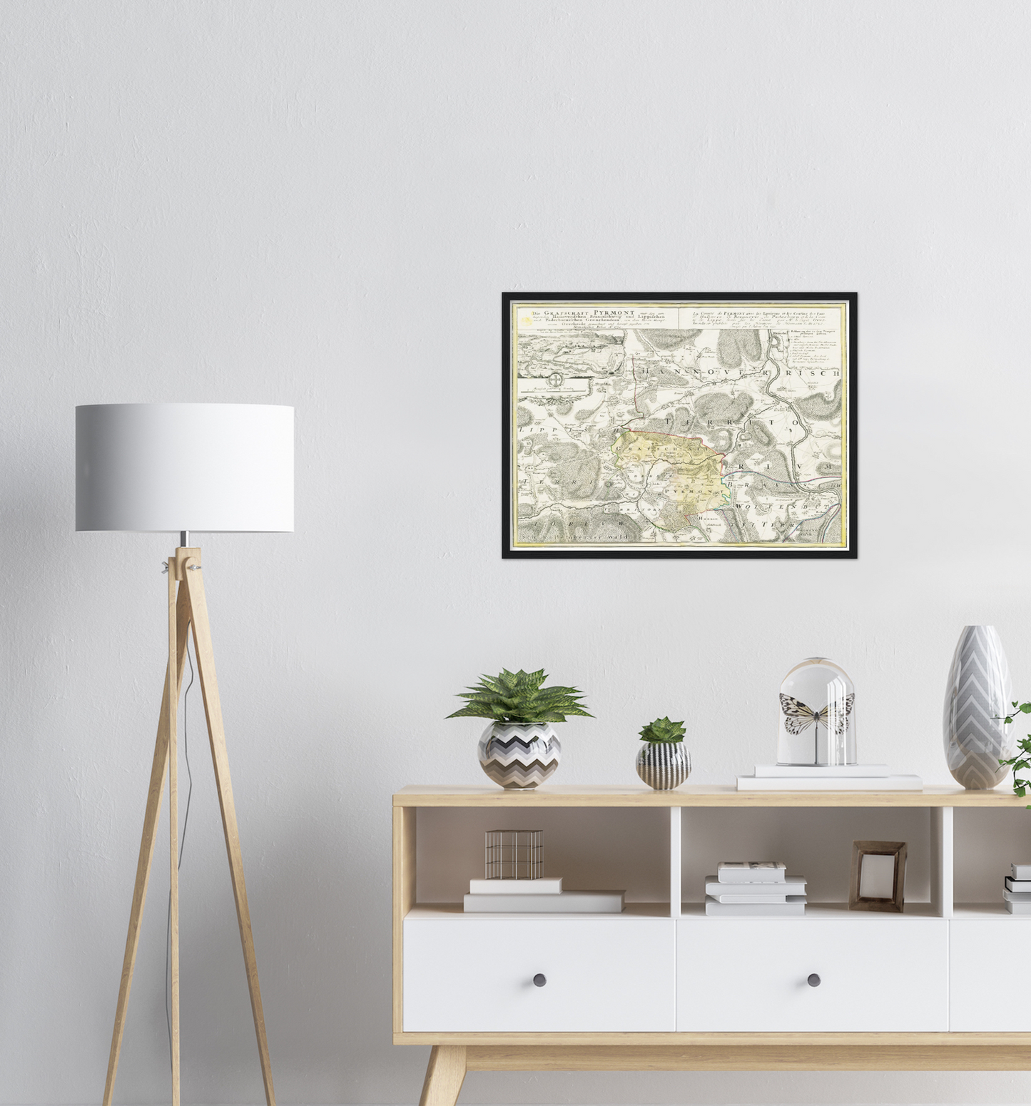 Historical city map  Test product horizontal 3 sizes