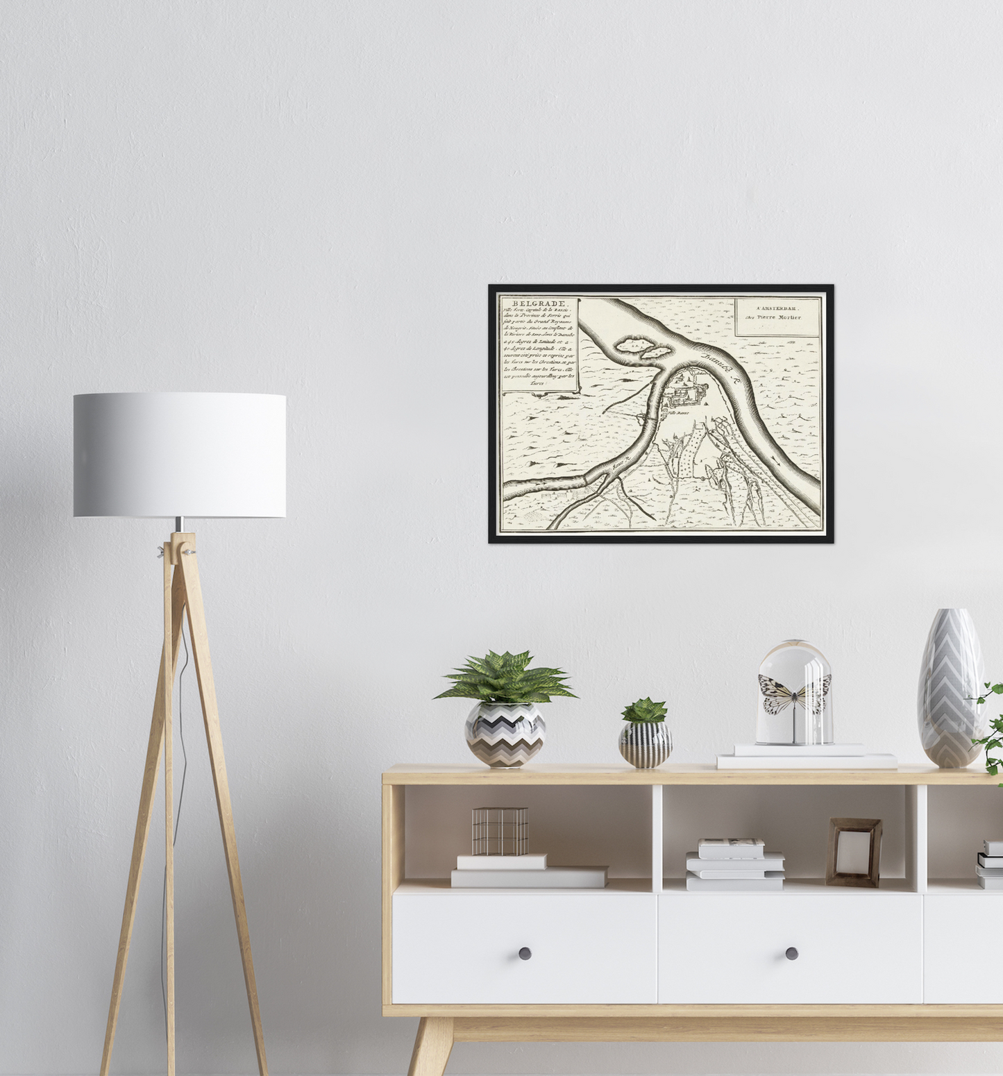 Historical city map  Test product horizontal 3 sizes