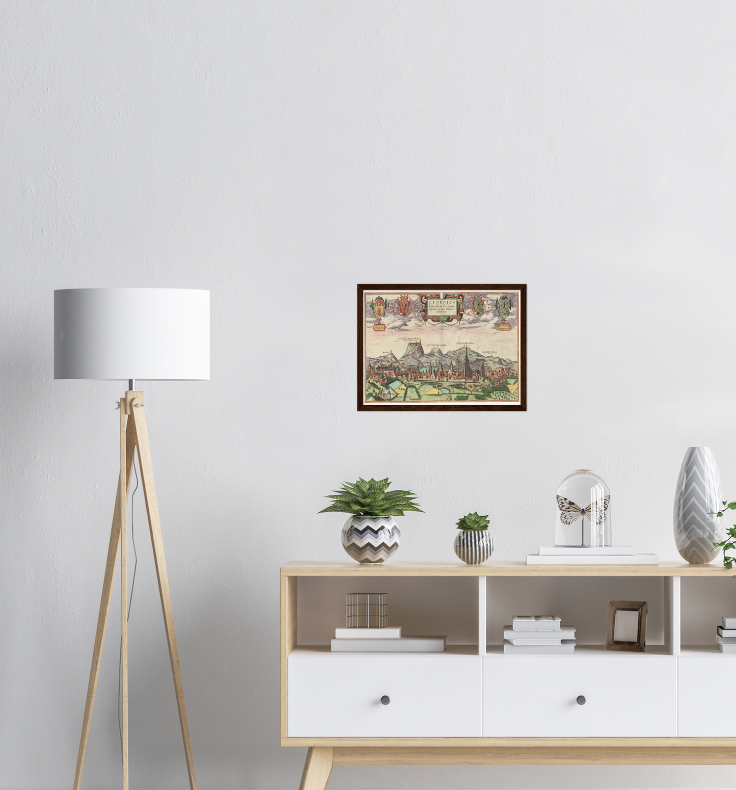 Historical city map  Test product horizontal 3 sizes