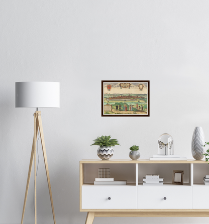 Historical city map  Test product horizontal 3 sizes