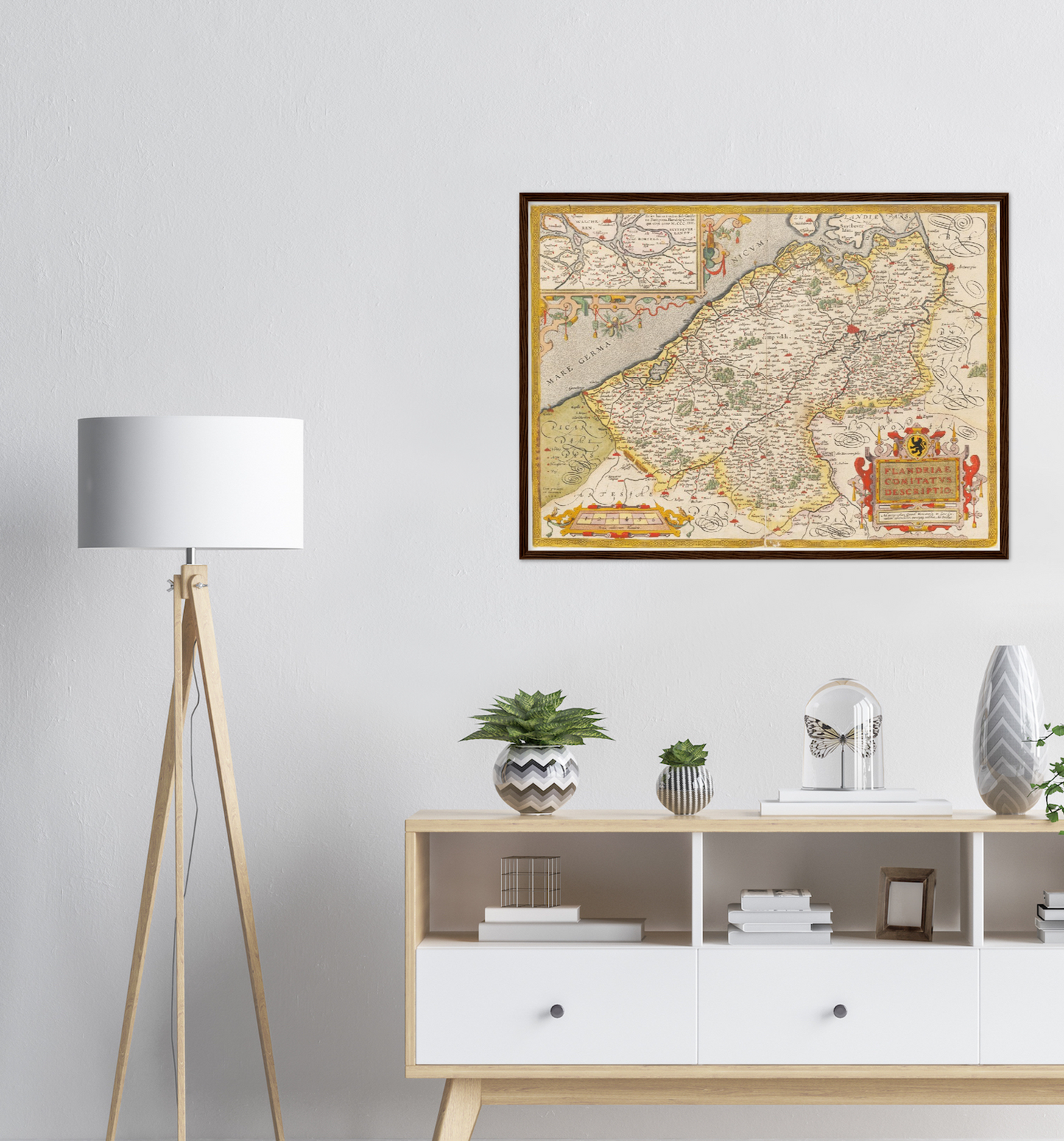 Historical city map  Test product horizontal 3 sizes