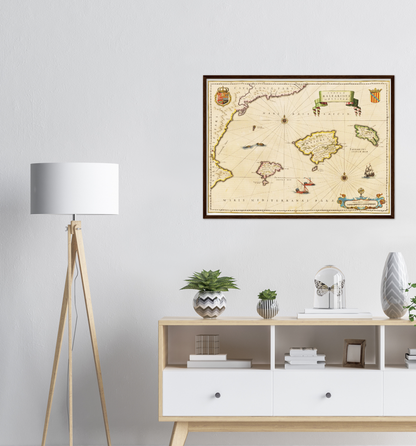 Historical city map  Test product horizontal 3 sizes