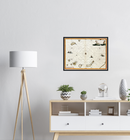 Historical city map  Test product horizontal 3 sizes