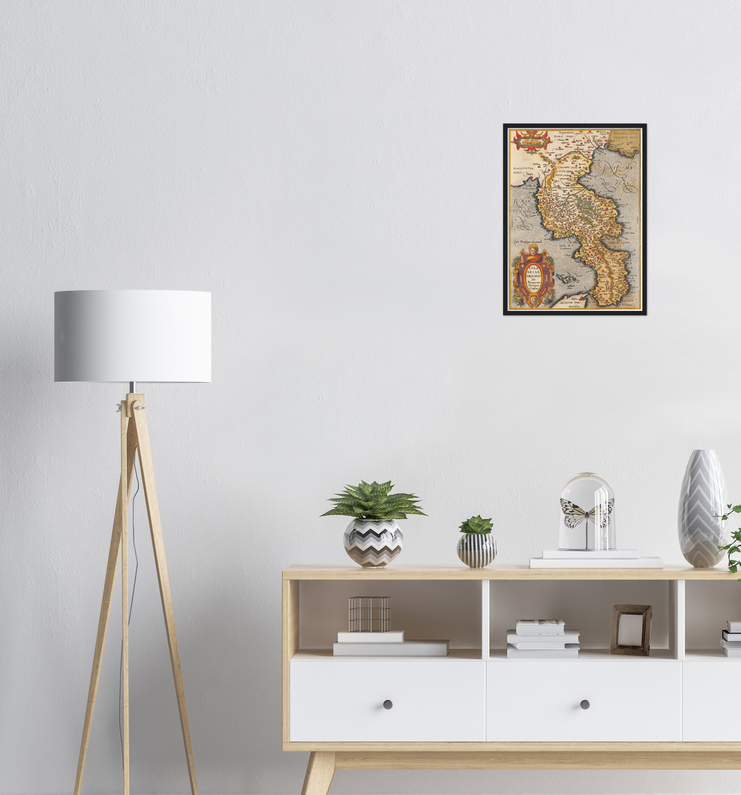 Historical city map  Test product horizontal 3 sizes