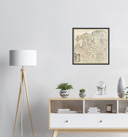 Historical city map  Test product horizontal 3 sizes