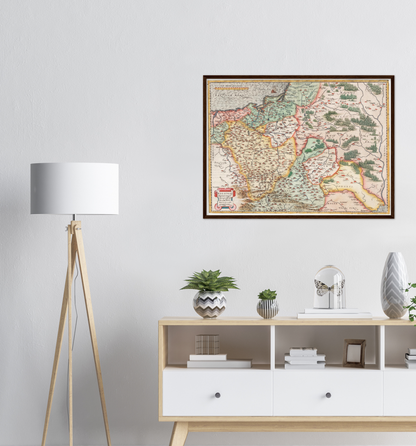 Historical city map  Test product horizontal 3 sizes