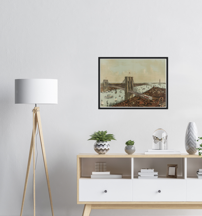 Historische Stadtansicht New York City um 1892