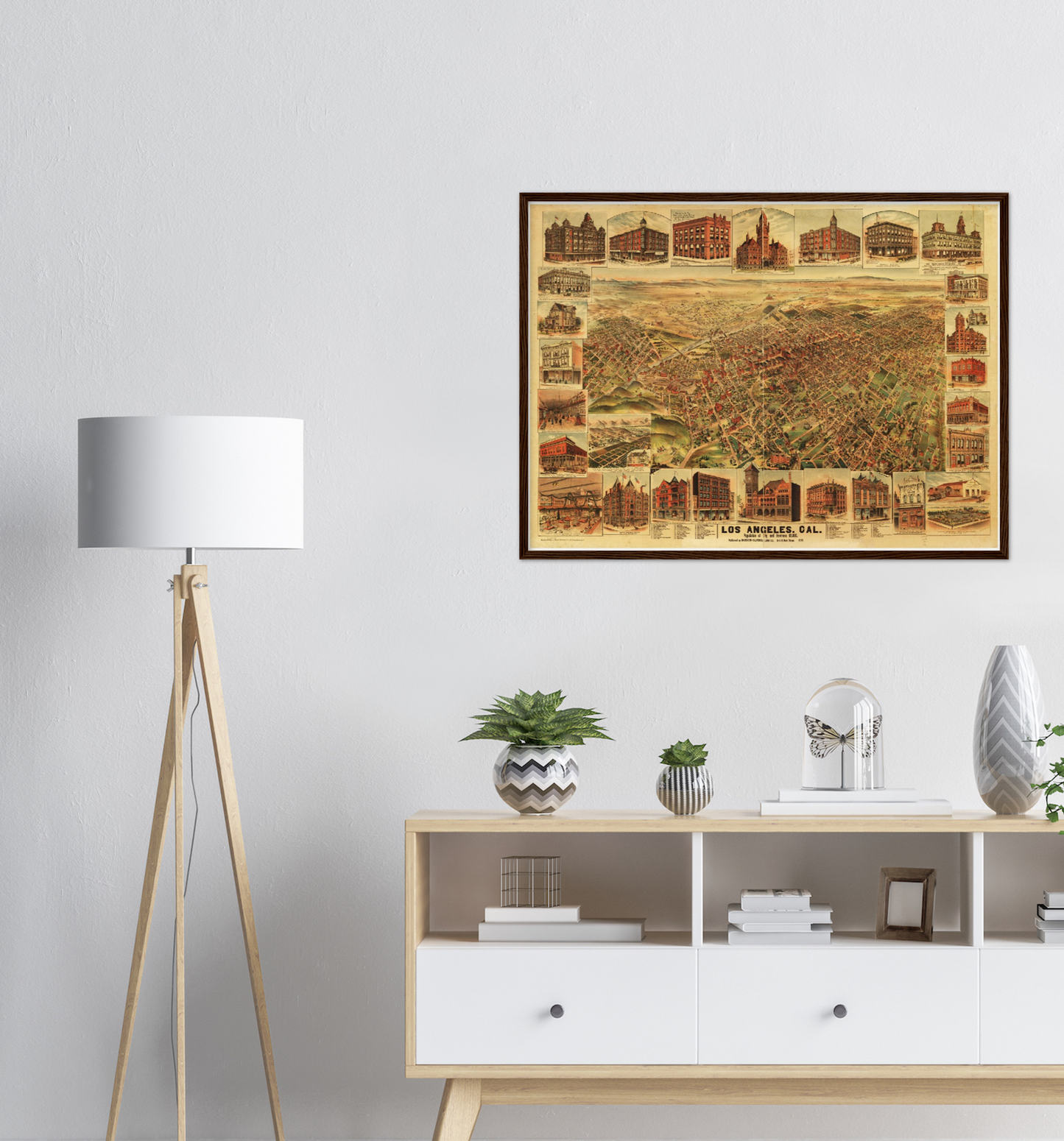 Historical city map  Test product horizontal 3 sizes