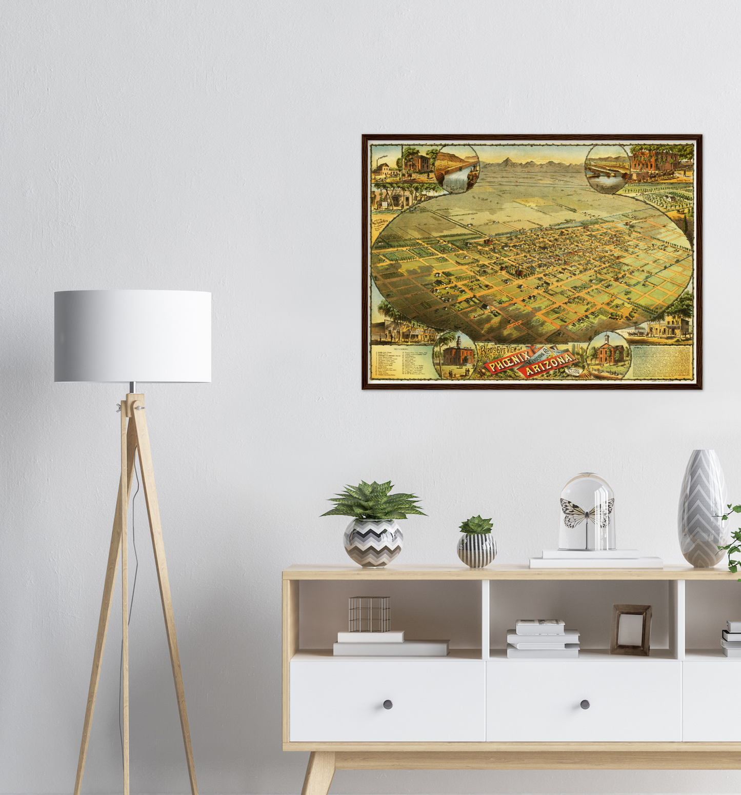 Historical city map  Test product horizontal 3 sizes