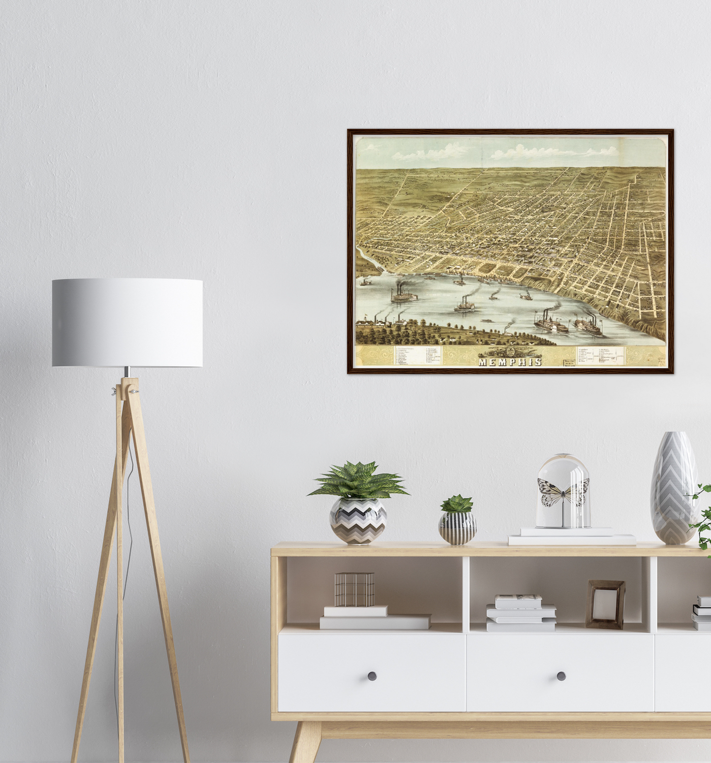 Historical city map  Test product horizontal 3 sizes