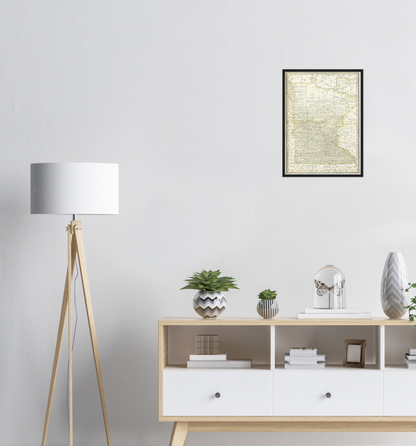 Historical city map  Test product horizontal 3 sizes