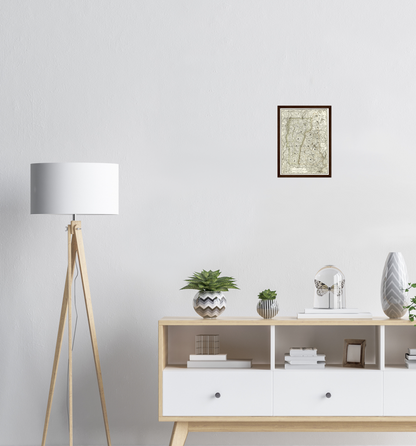 Historical city map  Test product horizontal 3 sizes