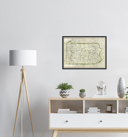 Historical city map  Test product horizontal 3 sizes