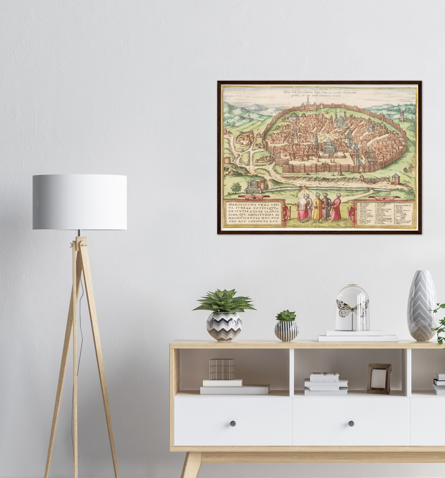 Historical city map  Test product horizontal 3 sizes