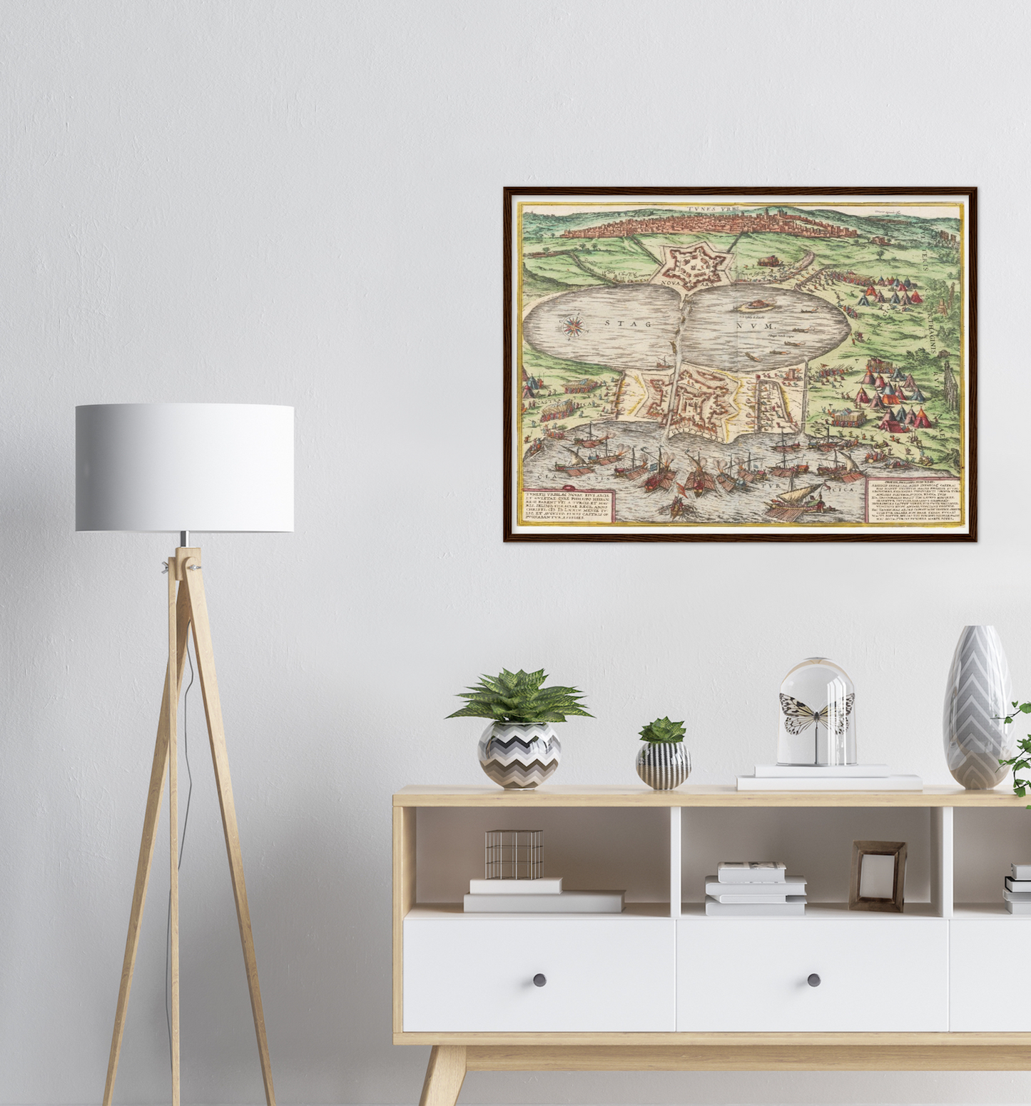 Historical city map  Test product horizontal 3 sizes