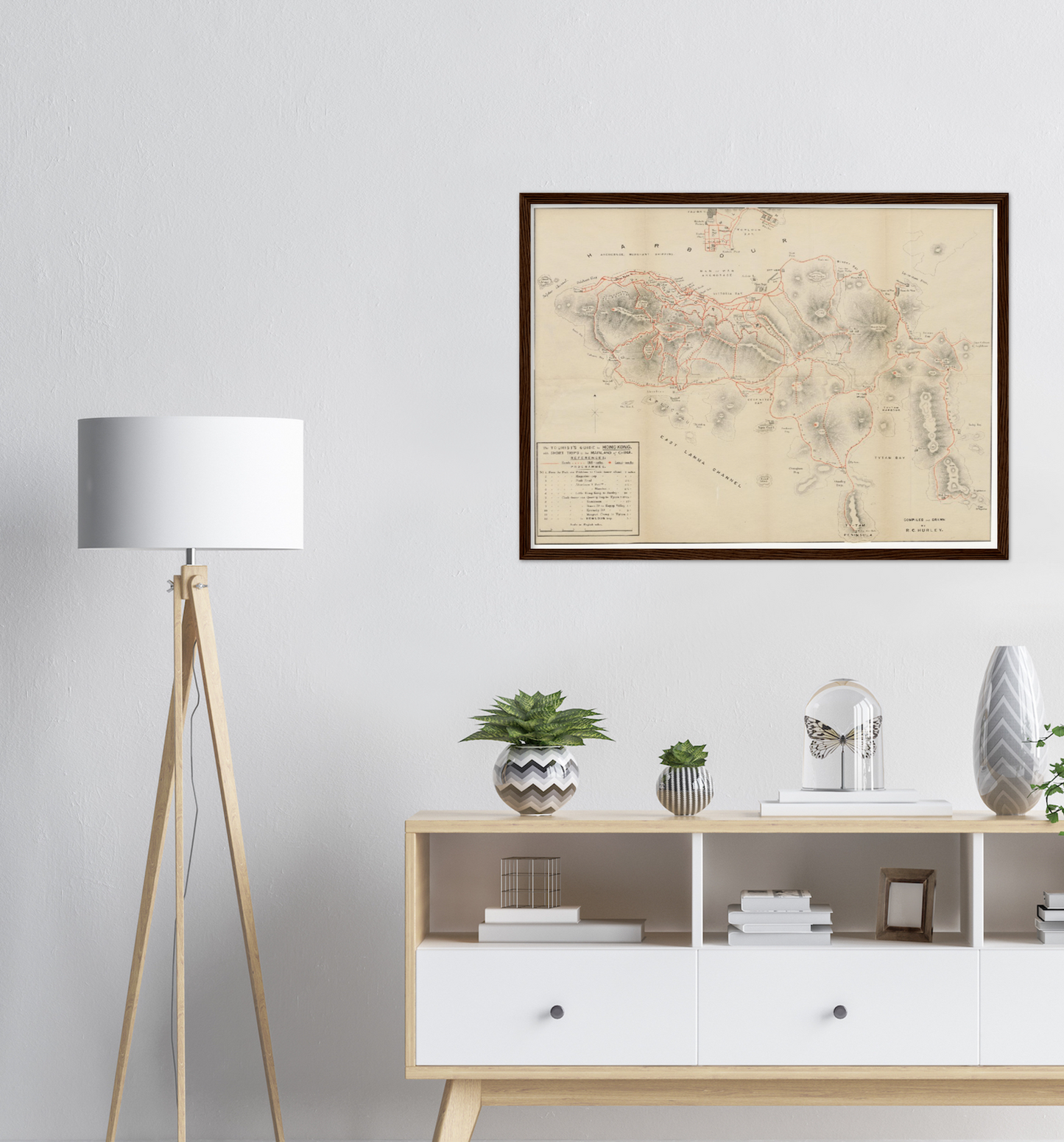 Historical city map  Test product horizontal 3 sizes