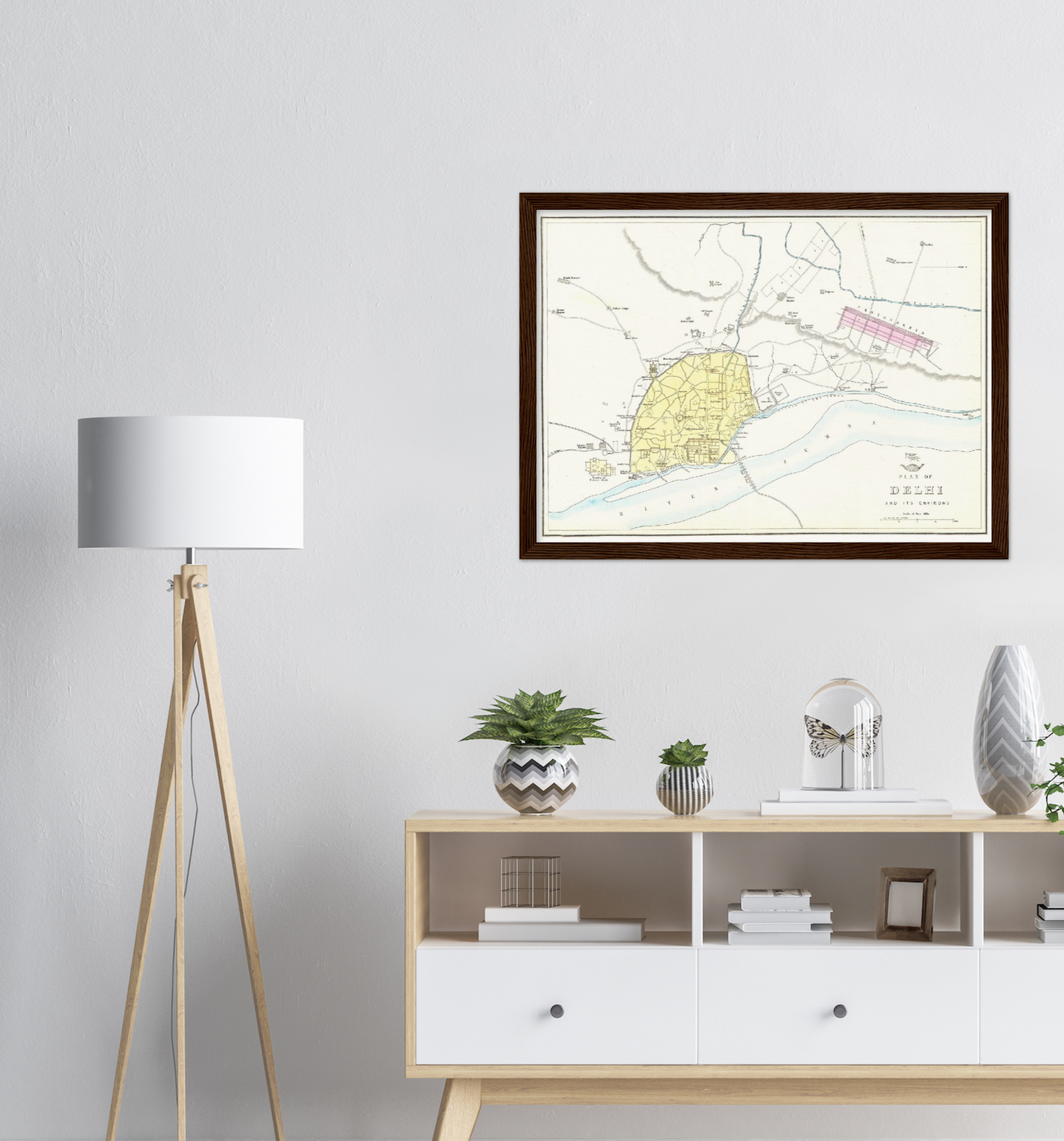 Historical city map  Test product horizontal 3 sizes