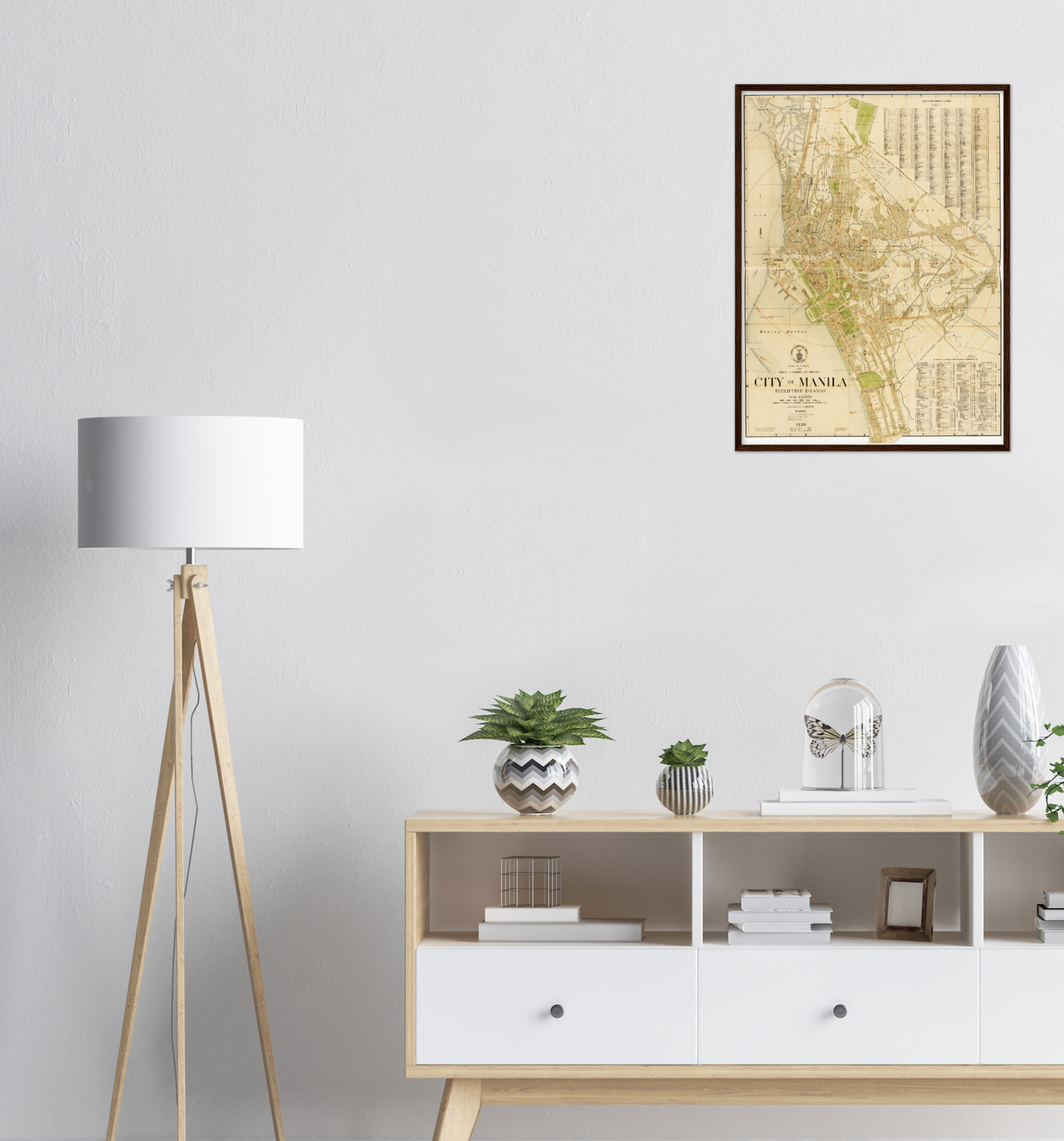 Historical city map  Test product horizontal 3 sizes