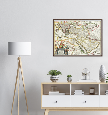 Historical city map  Test product horizontal 3 sizes