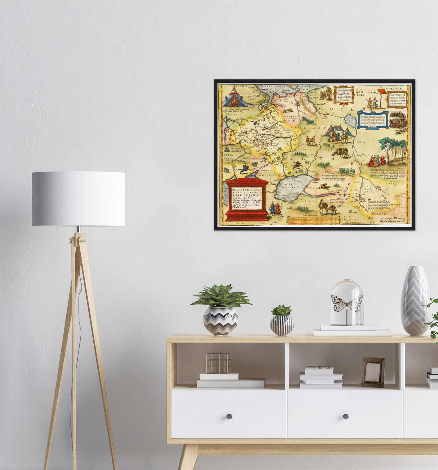 Historical city map  Test product horizontal 3 sizes