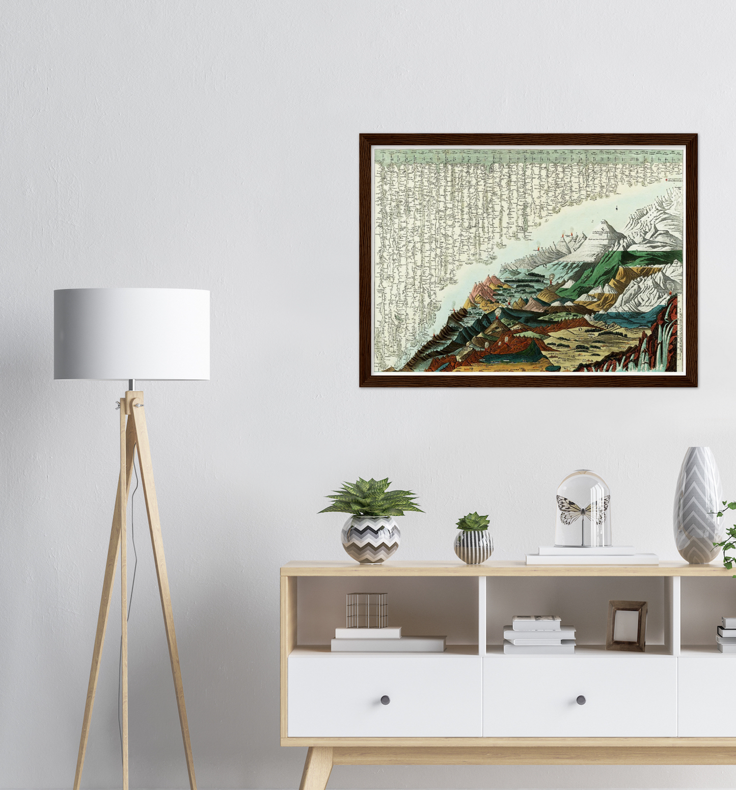 Historical city map  Test product horizontal 3 sizes