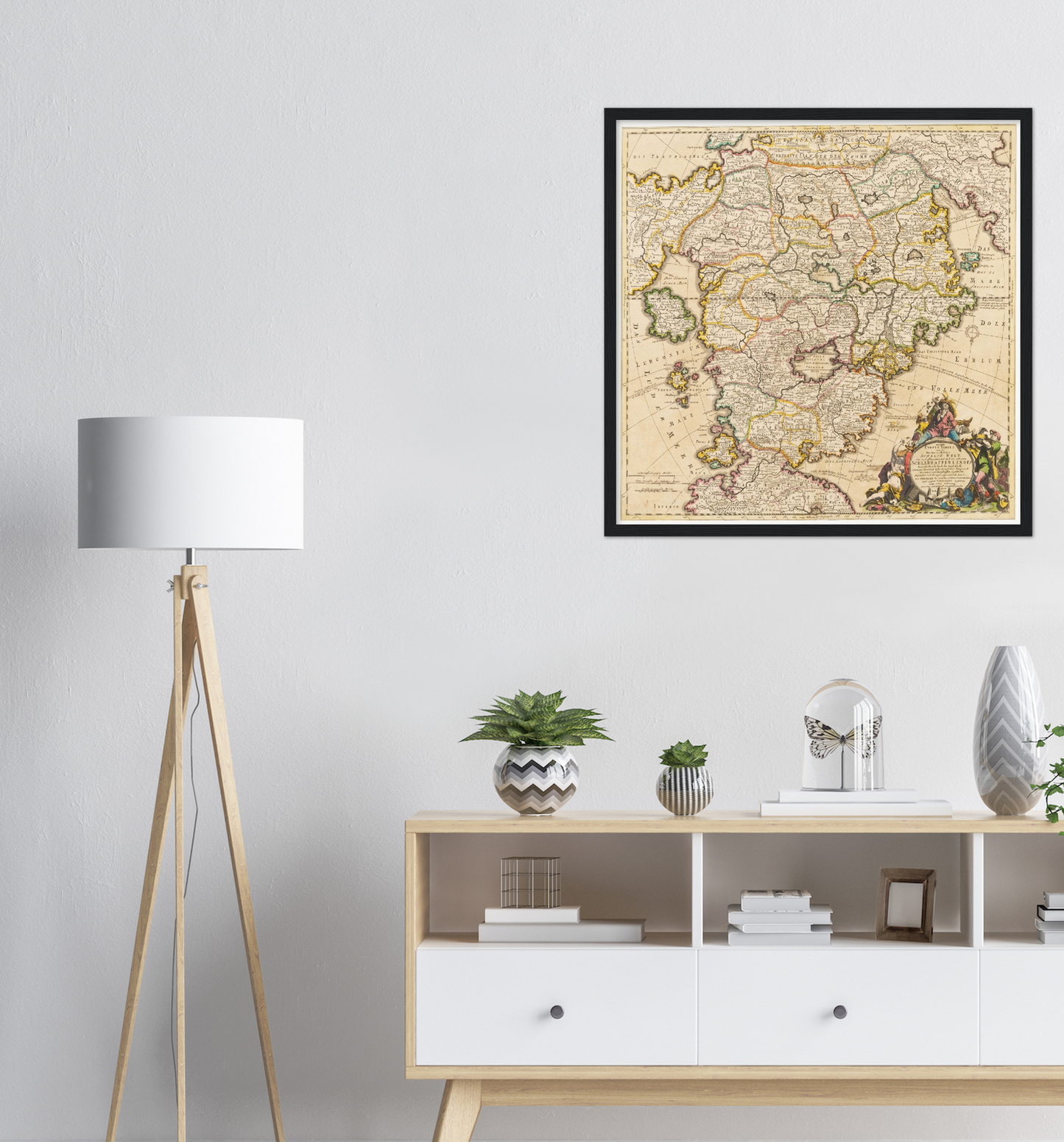 Historical city map  Test product horizontal 3 sizes