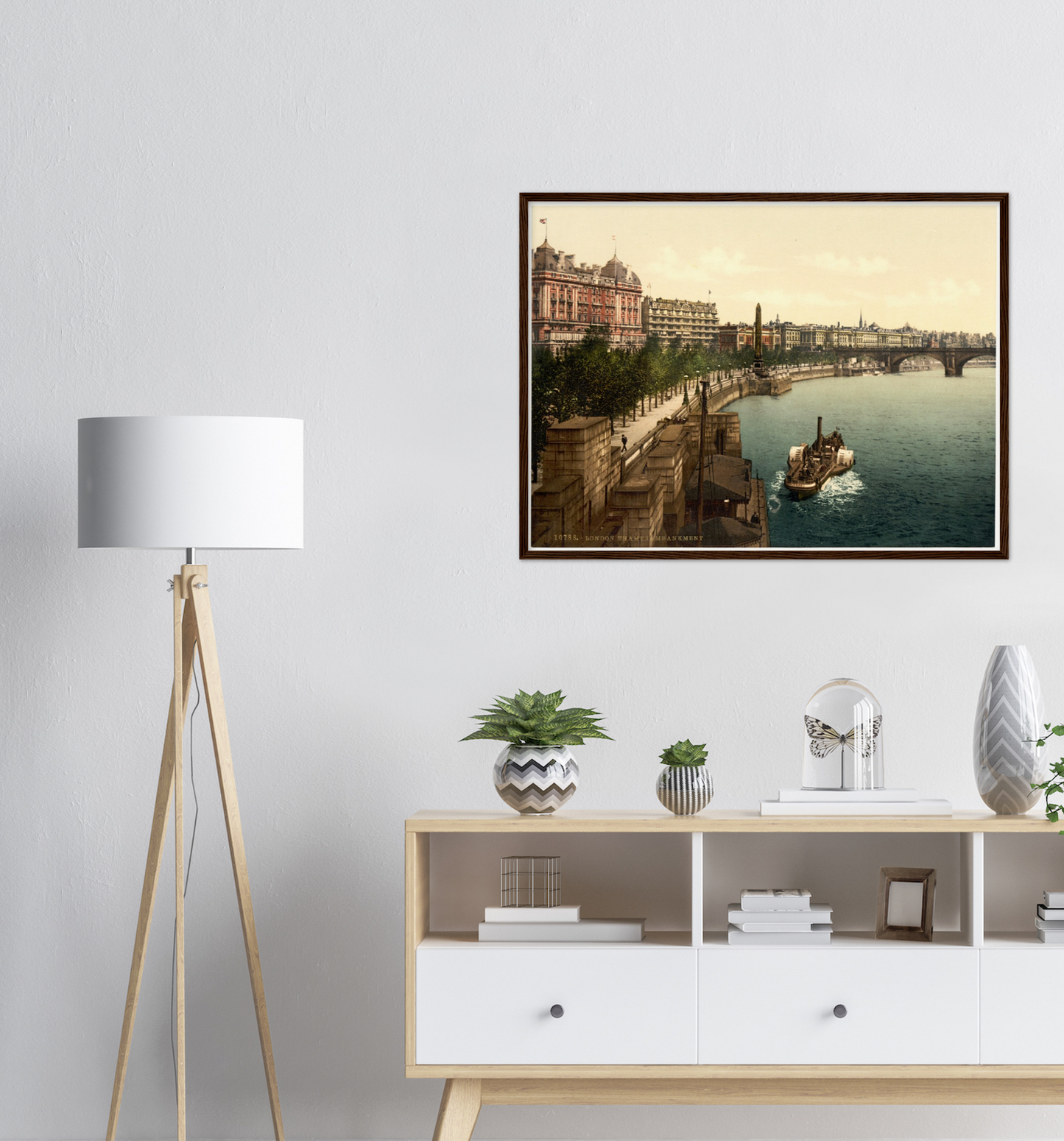 London Themse um 1895