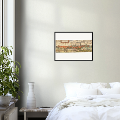 Historical city map  Test product horizontal 3 sizes