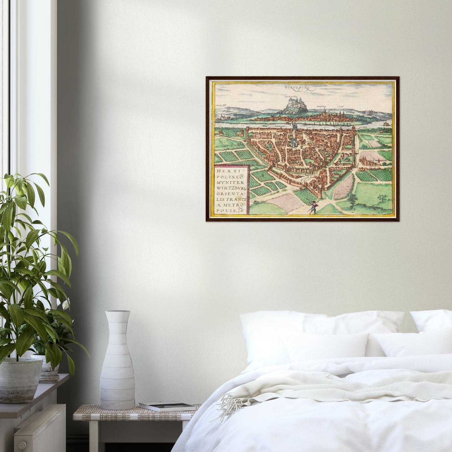 Historical city map  Test product horizontal 3 sizes