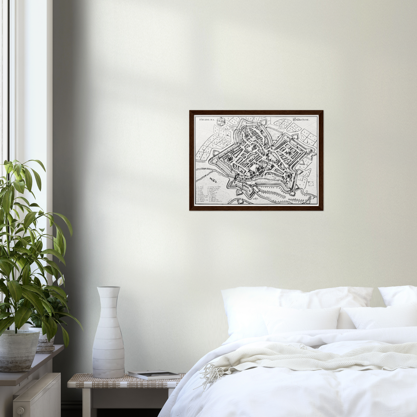 Historical city map  Test product horizontal 3 sizes