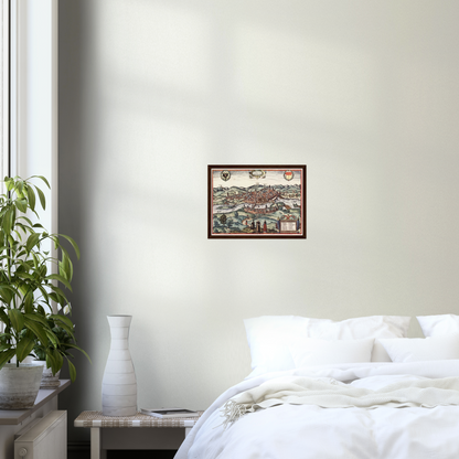 Historical city map  Test product horizontal 3 sizes